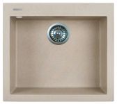 Мийка кухонна Adamant Univer, штучний камінь, квадрат, без крила, 560х500х200мм, чаша - 1, врізна, Avena