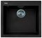 Мийка кухонна Adamant Univer, штучний камінь, квадрат, без крила, 560х500х200мм, чаша - 1, врізна, чорний