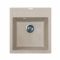 Набір кухонна Adamant Brick, штучний камінь, квадрат, без крила, 460x515x200мм, чаша - 1, врізна, Avena + змішувач та дозатор