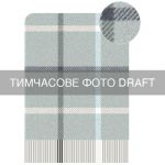 Плед ARDESTO Leonardo Alpina, 140x200см, 100% вовна, блакитний