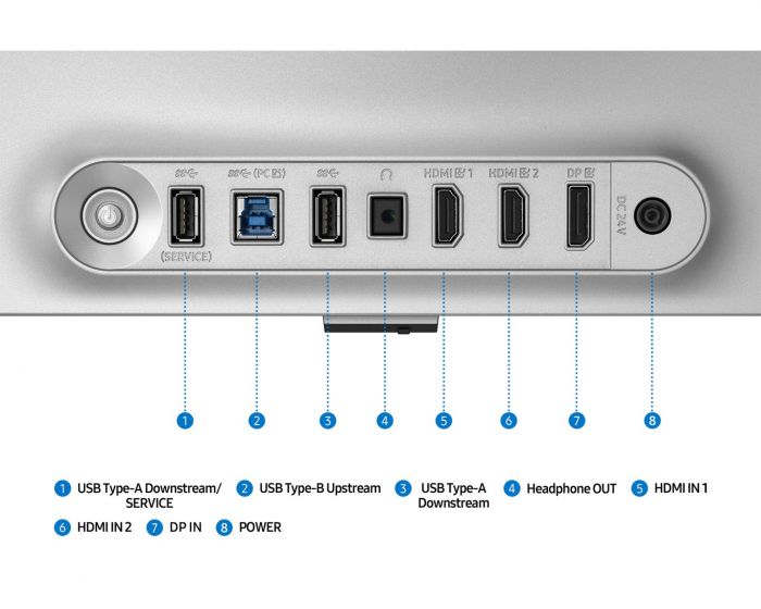 Монітор Samsung 32" Odyssey G81SF HDMI, DP, USB-C, Bluetooth, VA, 3840x2160, 240Hz, 0,03ms