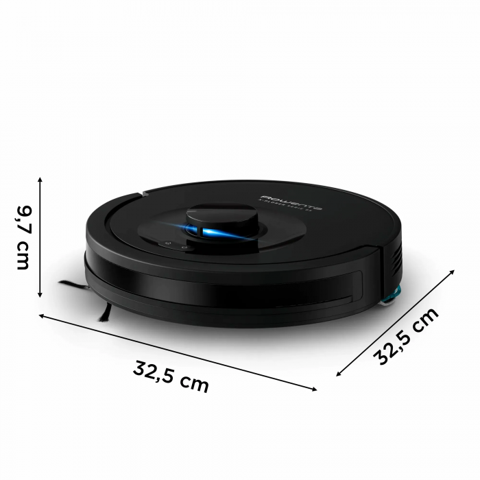 Робот-пилосос Rowenta миючий X-Plorer Serie 85, 6000ПаВт, h=9.7см, 0.26л, конт пил -0.29л, автон. робота до 270хв, чорний