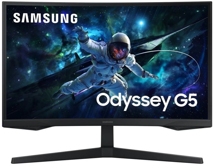 Монітор Samsung 27" Odyssey G55C 2xHDMI, DP, VA, 2560x1440, 165Hz, 1ms, CURVED