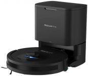 Робот-пилосос Rowenta миючий X-Plorer Serie 85+, 6000ПаВт, h=9.7см, 0.26л, конт пил -0.29л, автон. робота до 270хв, самоочистка, чорний