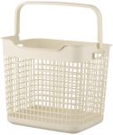 Кошик для білизни ARDESTO 38x29.5x33см, 26л, пластик PP, бежевий