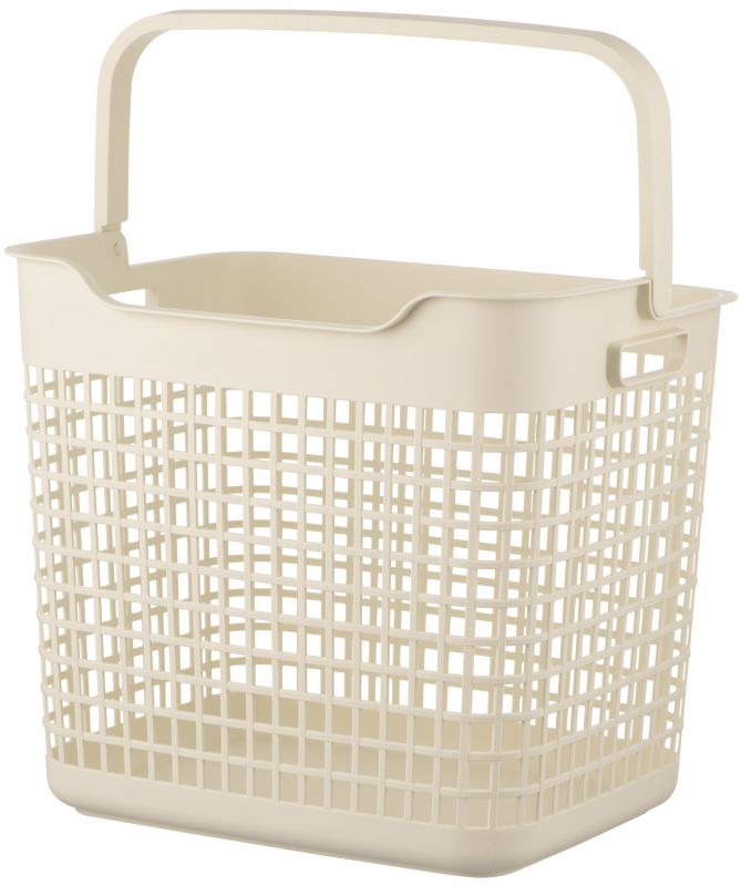 Кошик для білизни ARDESTO 38x29.5x33см, 26л, пластик PP, бежевий