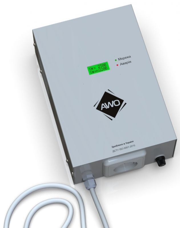 Стабілізатор напруги Awattom - 2.2кВт, однофазний