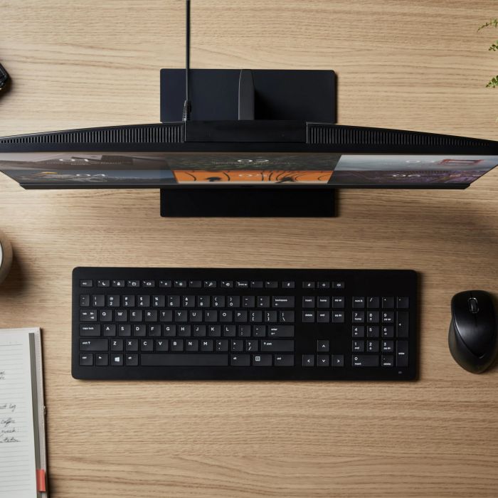 Комп'ютер персональний моноблок HP ProOne 440-G9 23.8" FHD IPS AG, Intel i5-13500T, 16GB, F512GB, UMA, WiFi, кл+м, 3р, Win11P, чорний