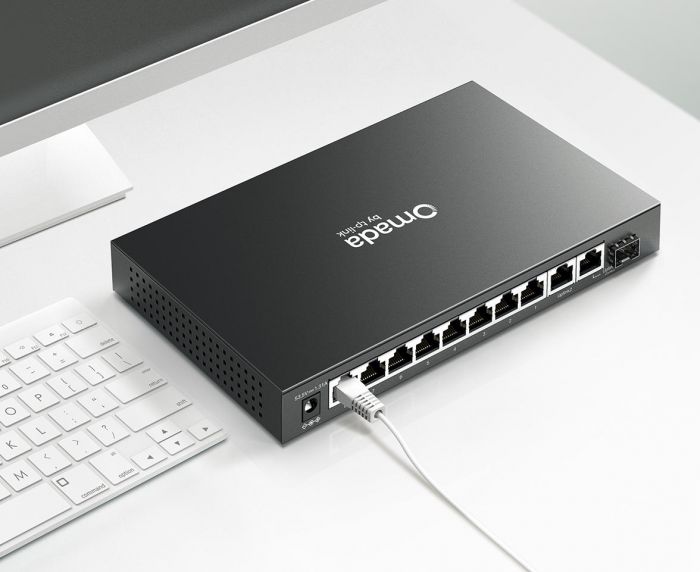 Комутатор TP-LINK ES210GP 9xGE (8xPoE), 1xSFP/RJ45. 63W, WebSmart