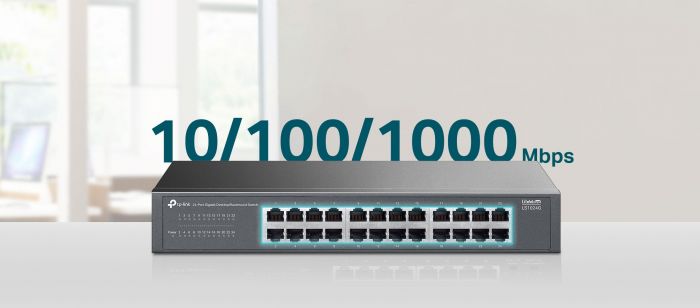 Комутатор TP-LINK LS1024G 24xGE, Некерований
