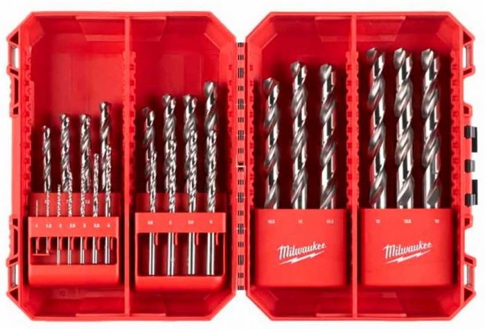 Набір свердел по металу Milwaukee THUNDERWEB, HSS-G, 1-13мм, кейс, 25шт