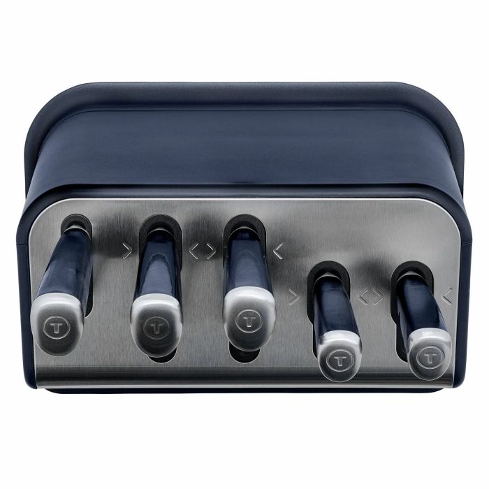 Набір ножів Tefal Ever Sharp Pro, 6 предметів, нержавіюча сталь, бакеліт, чорний