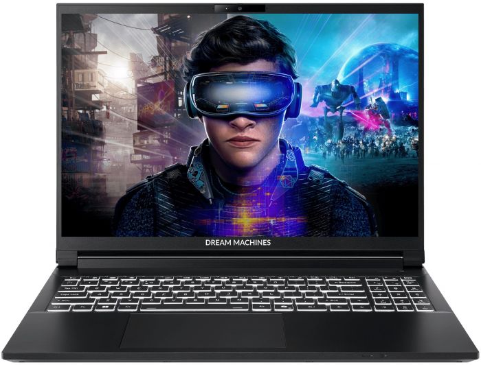 Ноутбук Dream Machines RT5070-15 15.6FHD+ IPS, AMD AI 9 HX 370, 32GB, F1TB, NVD5070-8, DOS, чорний