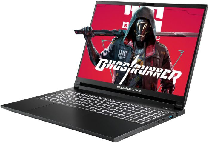 Ноутбук Dream Machines RT5060-15 15.6FHD+ IPS, AMD AI 9 HX 370, 32GB, F2TB, NVD5060-8, DOS, чорний