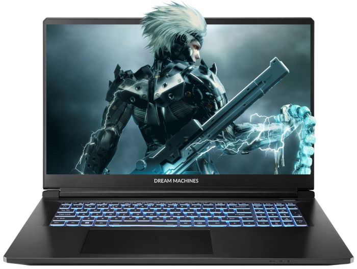 Ноутбук Dream Machines RT5050-17 17.3FHD IPS, AMD AI 7 350, 32GB, F1TB, NVD5050-8, DOS, чорний