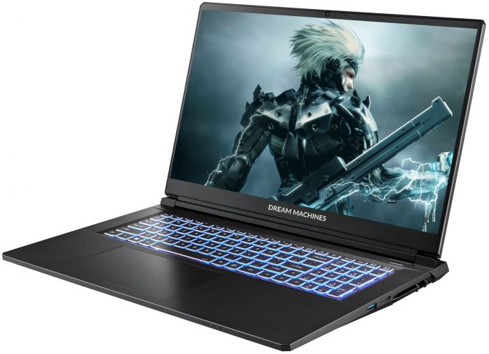 Ноутбук Dream Machines RT5050-17 17.3FHD IPS, AMD AI 7 350, 32GB, F1TB, NVD5050-8, DOS, чорний