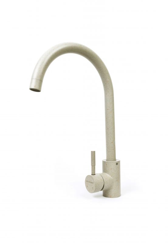 Набір кухонний Adamant Ovum, штучний камінь, овальна, з крилом, 615х495х200мм, чаша - 1, врізна, Avena + змішувач