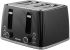 Тостер Sencor 1860Вт, підігрів, розморожування, 4 слоти, пластик, чорний