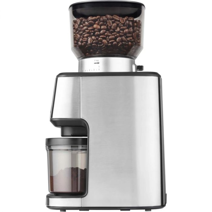 Кавомолка Catler жорнова, 180Вт, об'єм зерен-250г, 31 ступ.помолу, метал, сріблястий