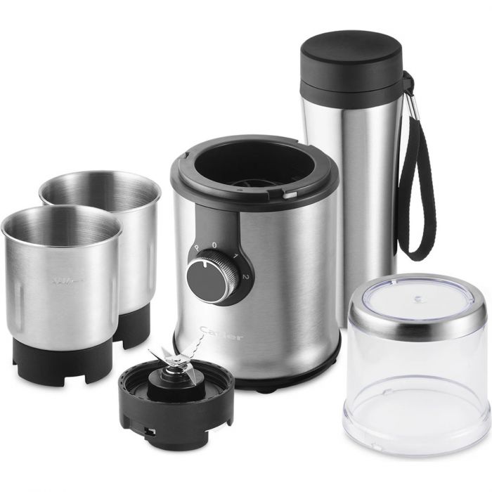 Подрібнювач-млинок Catler, 350 Вт, 3 ємності, нерж. сталь