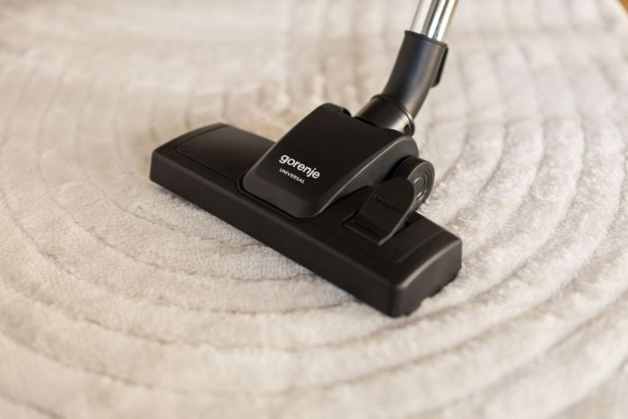 Пилосос Gorenje мішковий, 750Вт, конт пил -3л, HEPA, телескоп трубка, синій