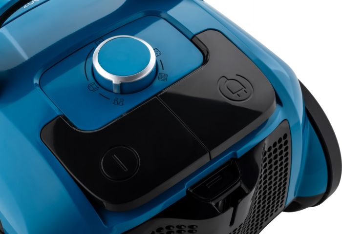 Пилосос Gorenje мішковий, 750Вт, конт пил -3л, HEPA, телескоп трубка, синій