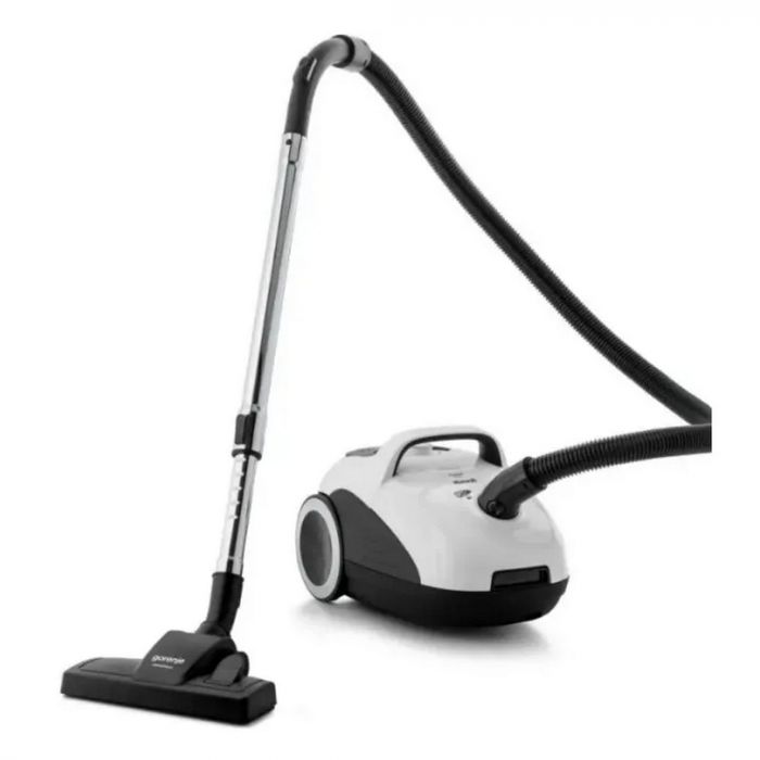 Пилосос Gorenje мішковий, 750Вт, конт пил -3л, HEPA, телескоп трубка, білий