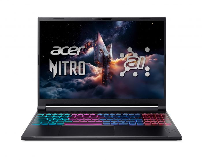 Ноутбук Acer Nitro V 16S ANV16S-61 16" WQXGA IPS, AMD R9-365, 32GB, F1TB, NVD5070-8, Win11P, чорний
