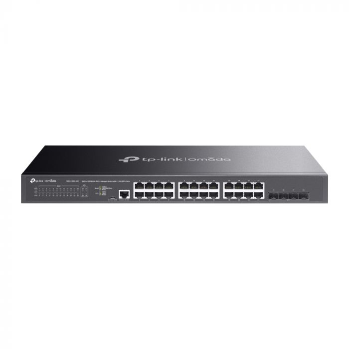 Комутатор TP-LINK SG3428X-M2 24x2.5GE, 4xSFP+, Керований L2