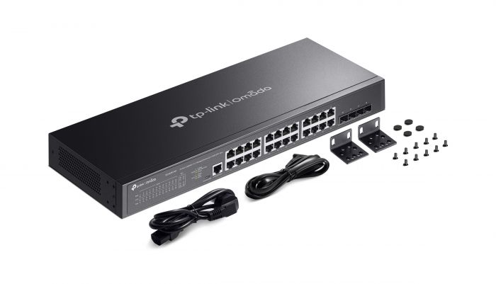 Комутатор TP-LINK SG3428X-M2 24x2.5GE, 4xSFP+, Керований L2