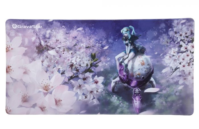 Ігрова поверхня GravaStar SAKURA, XL (900х450х3мм), рожевий