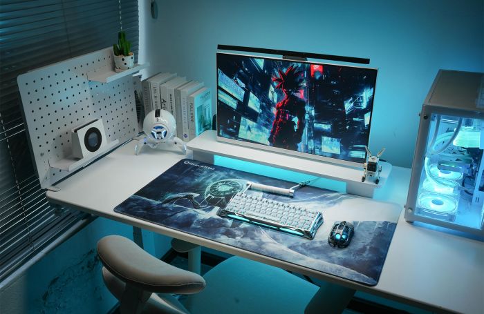 Ігрова поверхня GravaStar WINTER, XL (900х450х3мм), білий