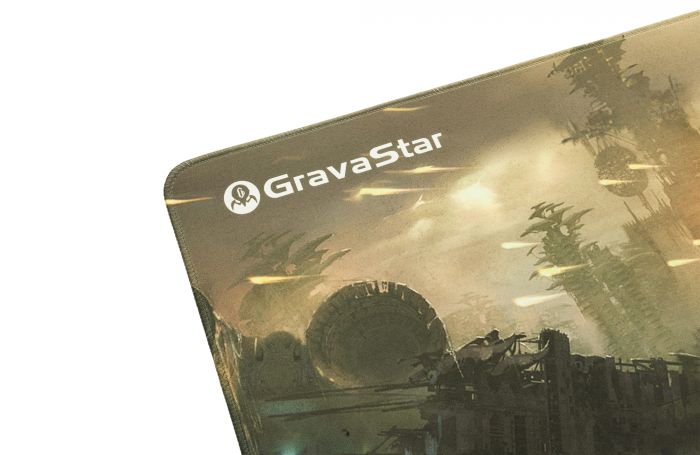 Ігрова поверхня GravaStar SHARK, XL (900х450х3мм), чорний