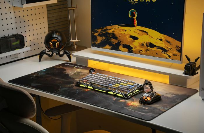 Ігрова поверхня GravaStar SHARK, XL (900х450х3мм), чорний