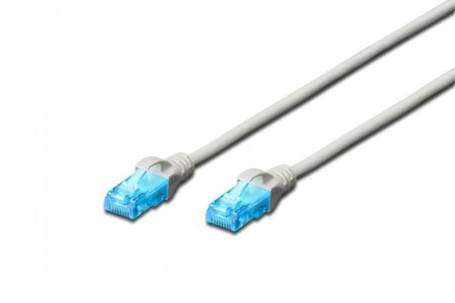 Патч-корд 2E CAT 5e, UTP, 7м, 26AWG, RJ45, 7/0.16, Cu, LSZH, сірий