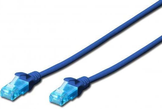 Патч-корд 2E CAT 5e, UTP, 5м, 26AWG, RJ45, 7/0.16, Cu, LSZH, синій
