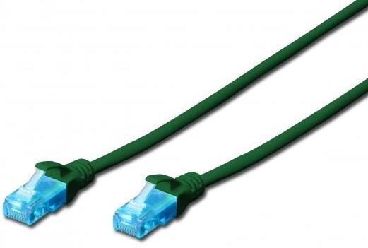 Патч-корд 2E CAT 5e, UTP, 3м, 26AWG, RJ45, 7/0.16, Cu, LSZH, зелений