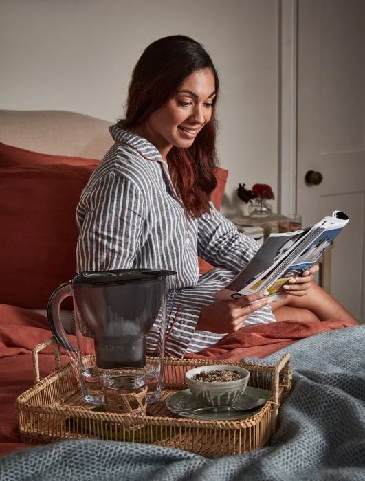 Фільтр-глечик Brita Marella XL Memo MXPro 3.5л (2л очищеної води) з фільтр-картриджем, сірий