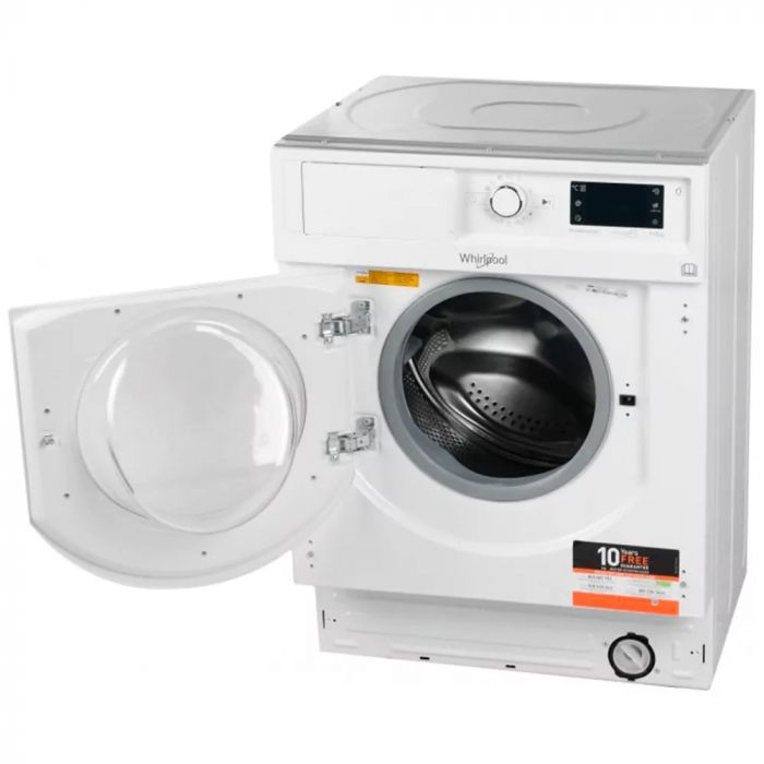 Прально-сушильна машина Whirlpool вбудована фронтальна, 7(5)кг, 1400, A+++, 60см, дисплей, пара, інвертор, білий