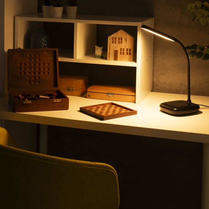 Лампа настільна OSRAM Panan DISK SQ 12W 3000К 4000К 6500К з димером, білий