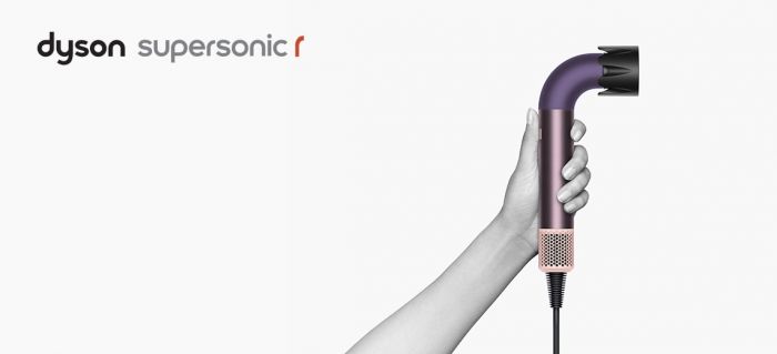 Фен Dyson HD17 Supersonic R Jasper/Plum, 1700Вт, 3 режими, іонізація, хол. обдув, 5 насадок, фіолетовий