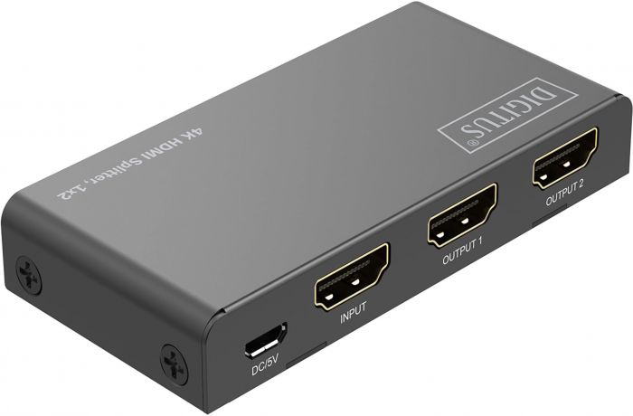 Відеосплітер DIGITUS HDMI (INx1 - OUTx2), 4K