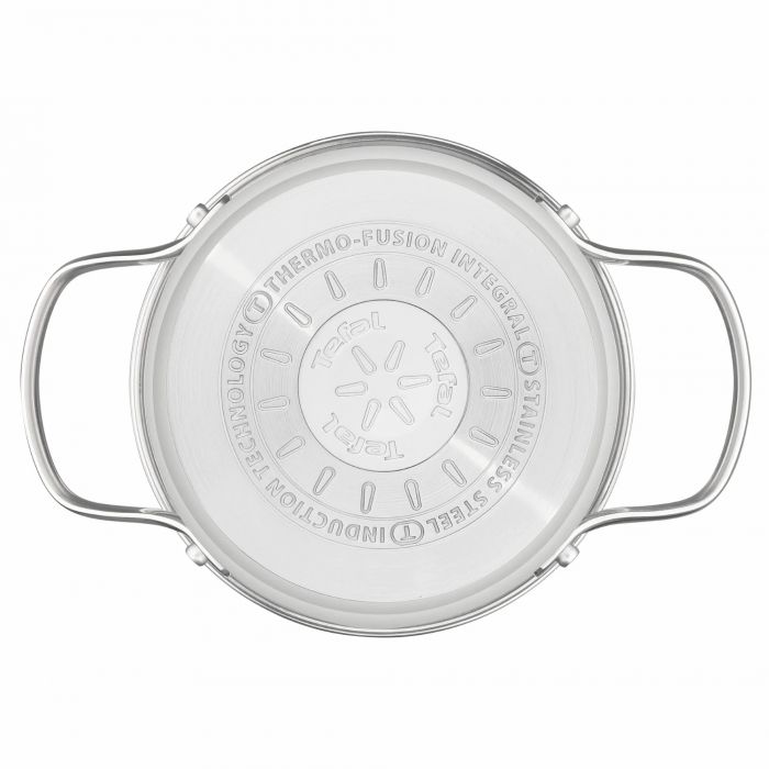 Каструля Tefal Minis, з кришкою,1л, нержавіюча сталь, скло