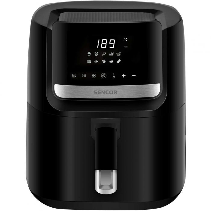 Мультипіч Sencor Vita, 1600Вт, чаша-6.5л, сенсорне керув., 8 програм, метал/пластик, чорний