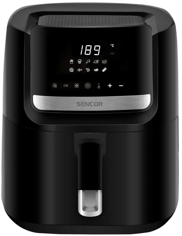 Мультипіч Sencor Vita, 1600Вт, чаша-6.5л, сенсорне керув., 8 програм, метал/пластик, чорний