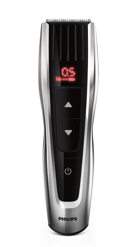 Машинка для стриження  Philips Series 9000, акум., роторний мотор, насадок-3, кейс, сталь, чорно-сірий