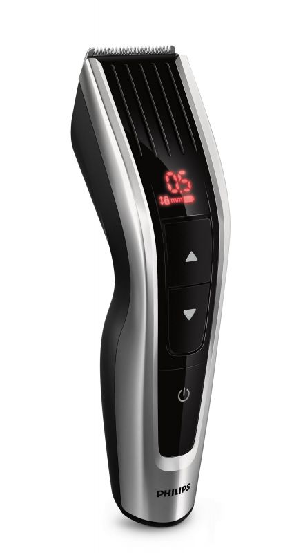 Машинка для стриження  Philips Series 9000, акум., роторний мотор, насадок-3, кейс, сталь, чорно-сірий