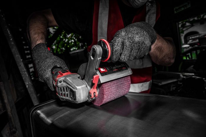 Шліфмашина щіткова акумуляторна Einhell Professional TP-BR 18/32 Li BL - Solo 100мм 18В 900-3200об/хв D120мм 2.29кг без АКБ та ЗП