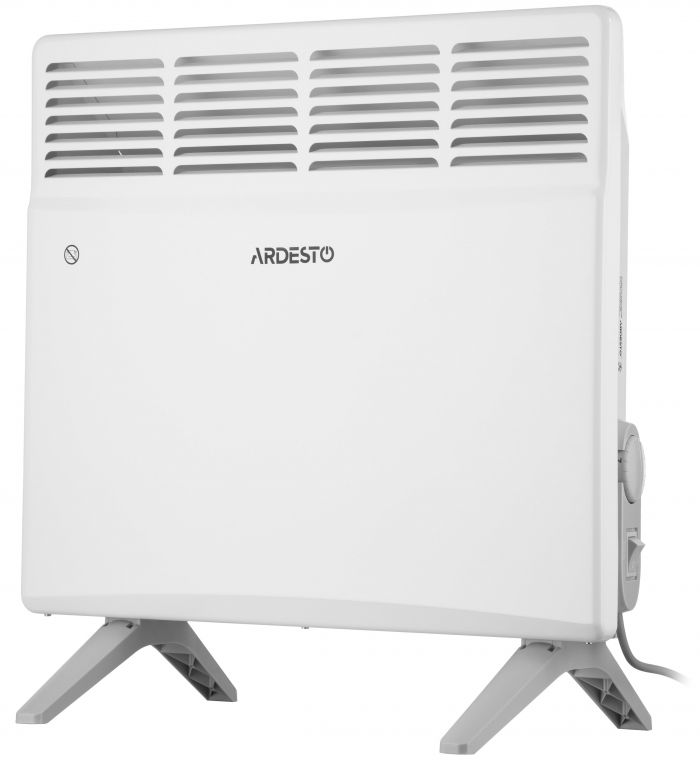 Конвектор ARDESTO CH-1000MOW 10м2, 1000Вт, мех. упр-ння, відкритий нагрів. елемент, білий