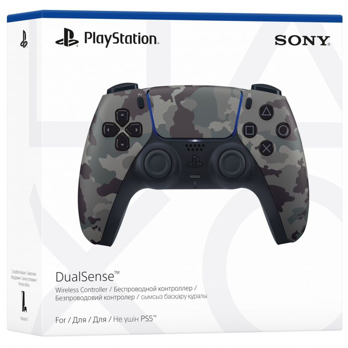 Геймпад PlayStation 5 Dualsense BT, Grey Cammo